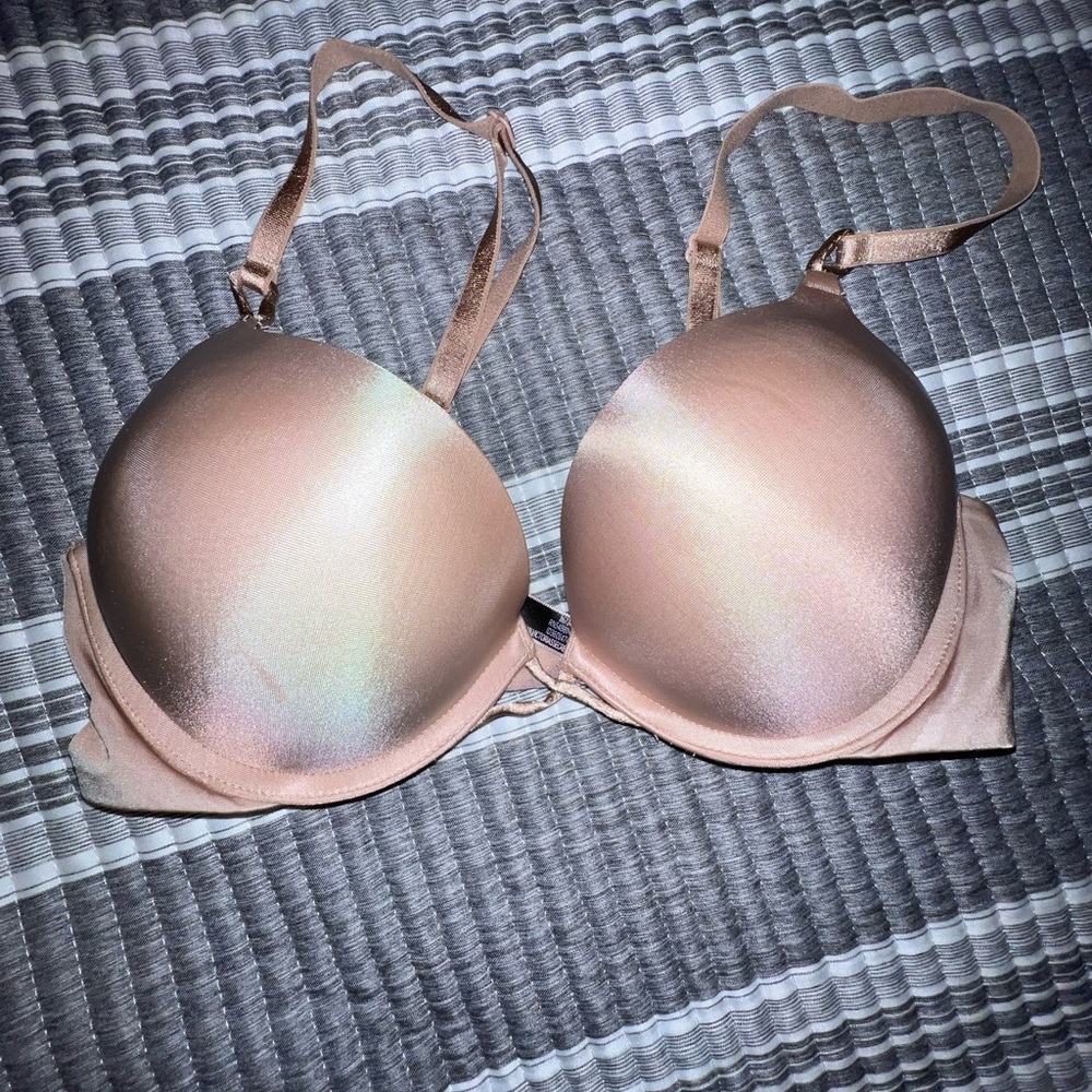 Victoria's Secret Tan Push-Up Bra with Adjustable Straps